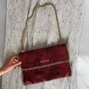 Michael Kors gold chain purse